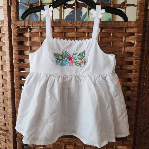Wonder Nation Toddler Girls Cotton Peplum Cami Top - Size Kids 4T - NWT - Picture 1 of 4
